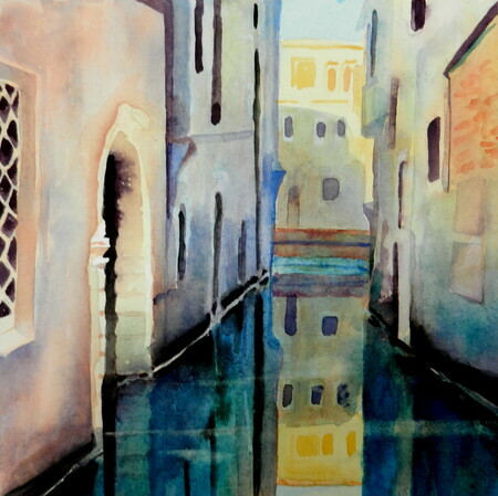Canal In Venice. SOLD