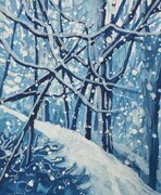 Winter Pathway, SOLD
